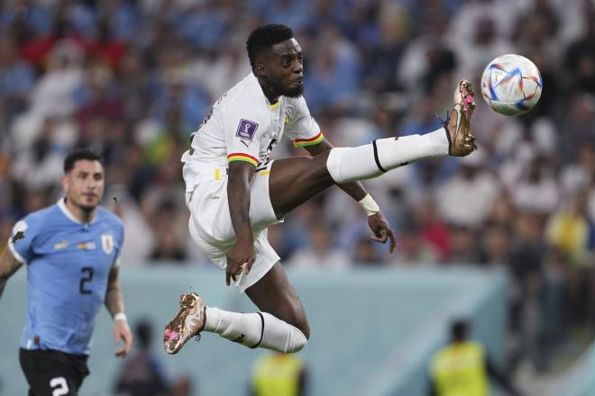 Iñaki Williams durante un partido con Ghana (Foto: Cordon Press)