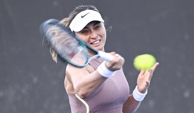 Paula Badosa disputando un punto en el Open de Australia (Fuente: Cordon Press)