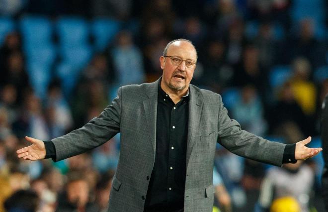 Rafa Benítez, en el Celta - Real Sociedad (Foto: LALIGA).