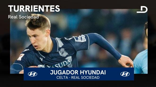 Beñat Turrientes, jugador Hyundai del Celta-Real Sociedad.