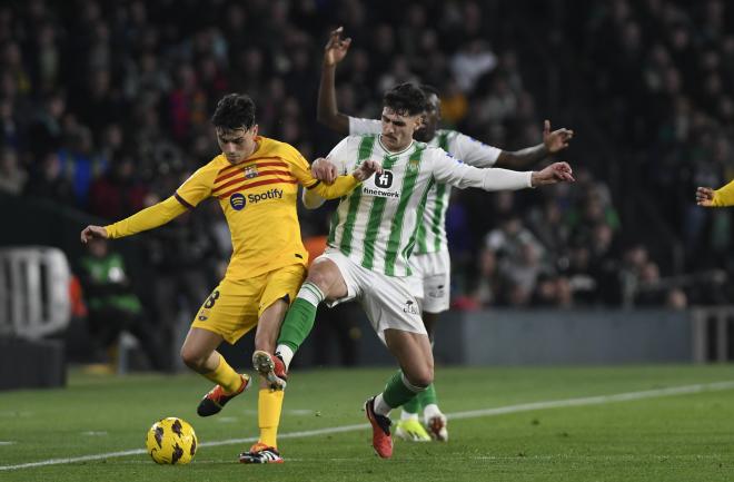 Johnny Cardoso, contra el Barcelona (Foto: Kiko Hurtado)