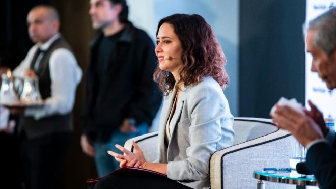 Isabel Díaz Ayuso, en un acto de Europa Press (Foto: Cordon Press).