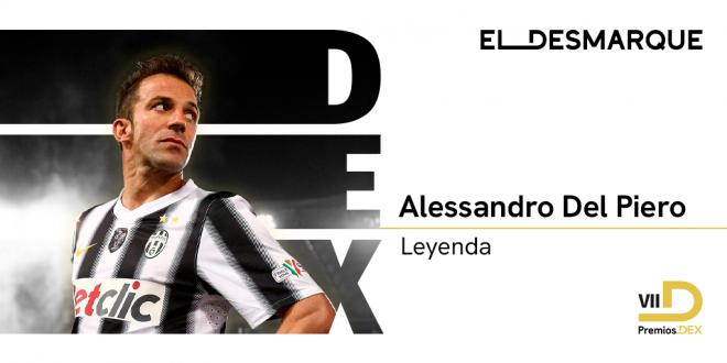 Alessandro Del Piero, premio DEX 2023 Leyenda.
