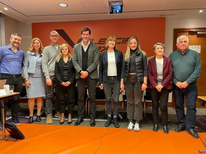 Imagen de la visita de la delegación de la EEA a Valencia. (Foto: X @AjuntamentVLC)