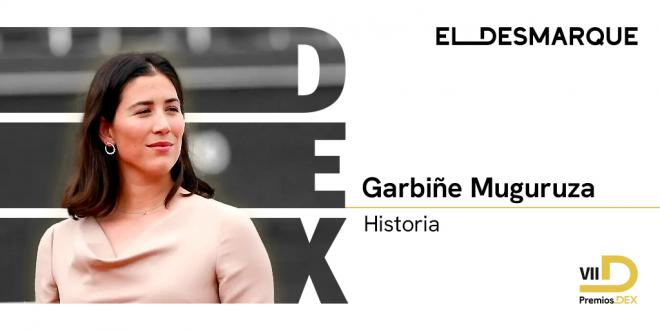 Garbiñe Muguruza, Premio DEX 2023 Historia.