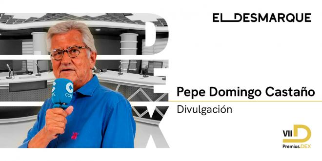 Pepe Domingo Castaño, Premio Divulgación en los DEX 2023.