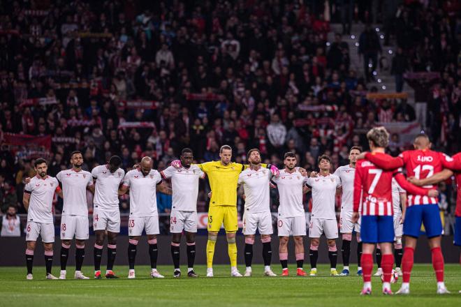 El once del Sevilla ante el Atleti (Foto: Cordon Press).
