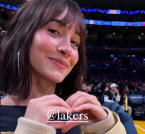 Aitana Ocaña y su cariño a Los Ángeles Lakers (@aitanax)