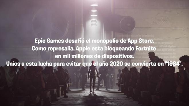 Epic Games desafío a Apple en agosto de 2020