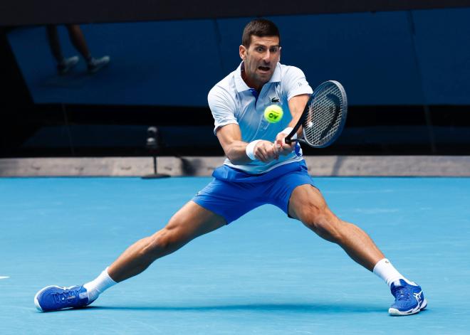 Novak Djokovic, en el Open de Australia (Foto: Cordon Press).
