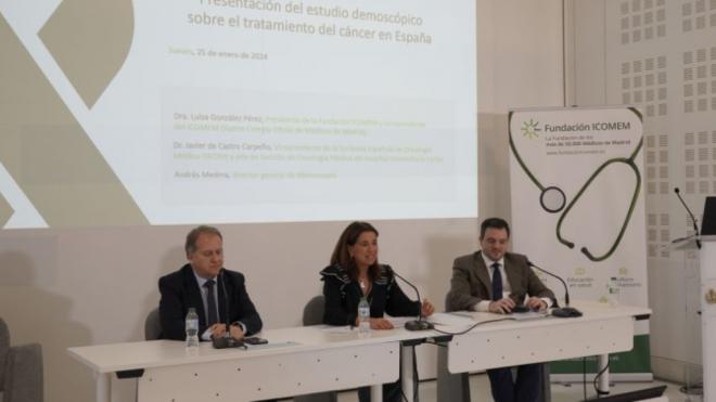 Presentación de la encuesta “Tratamiento oncológico en España” (Ilustre Colegio Oficial de Médicos de Madrid)