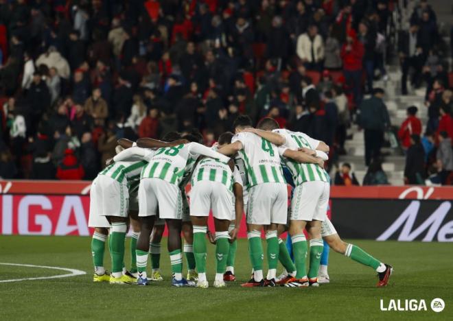 El once del Betis contra el Mallorca (Foto: LaLiga)