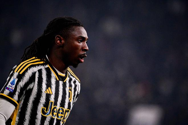 Moise Kean, en un partido de la Juventus de Turín (FOTO: Cordón Press).