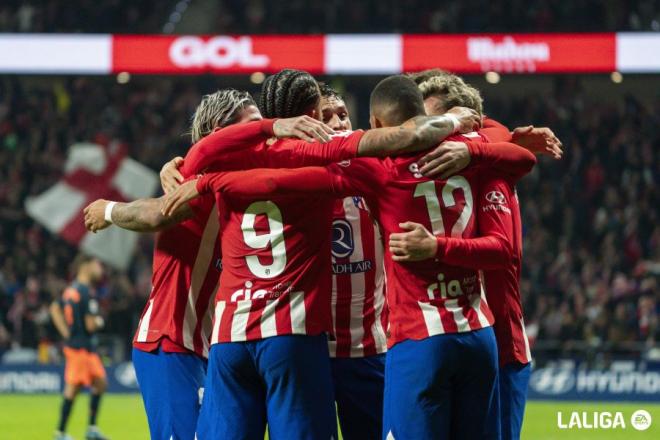 Gol del Atlético de Madrid (Foto: LALIGA).