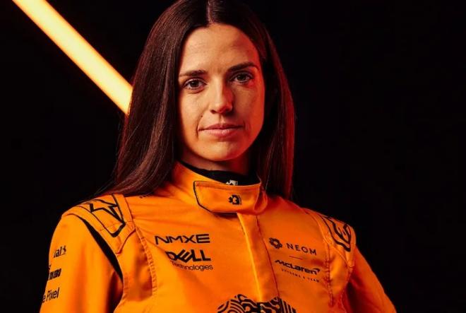 Cristina Gutiérrez firma con el equipo McLaren. (Foto: McLaren).