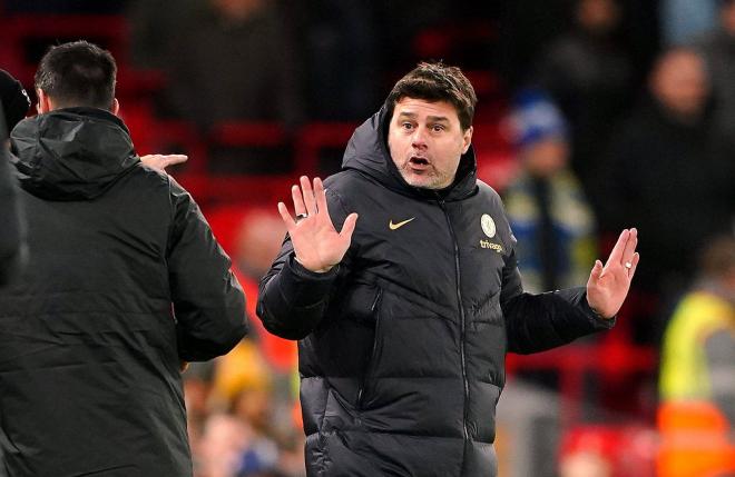 Pochettino, durante un partido con el Chelsea. (Foto: Cordon Press).