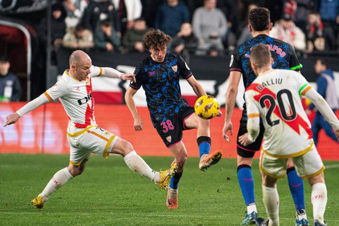 Diego Hormigo, ante el Rayo Vallecano (Foto: Cordon Press).