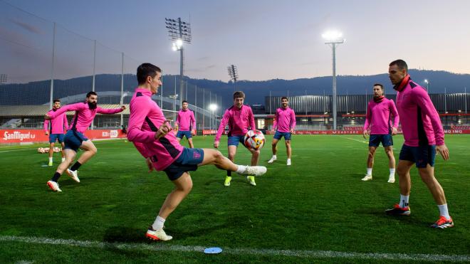 Los leones de Ernesto Valverde se entrenan en las instalaciones de Lezama (Foto: Athletic Club).