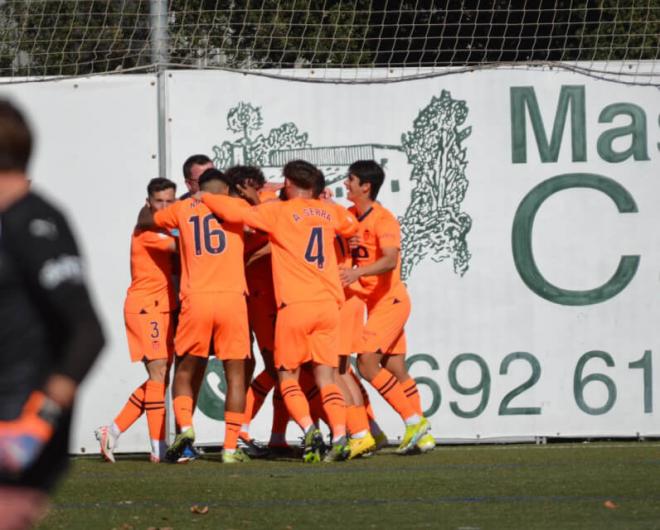 El VCF Mestalla gana al Cerdanyola (Foto: Valencia CF).