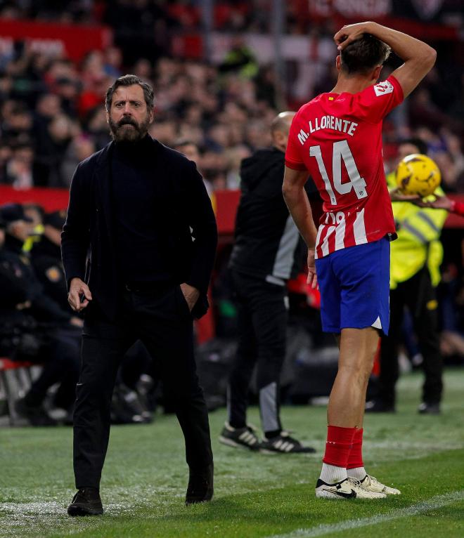 Quique Sánchez Flores, ante el Atlético de Madrid (Foto: Cordon Press). 
