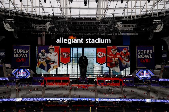 El Allegiant Stadium fue la sede de la Super Bowl 2024. (Foto: Cordon Press).