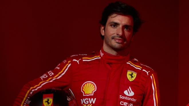 Carlos Sainz, listo para el 2024 con Ferrari (Foto: Ferrari).