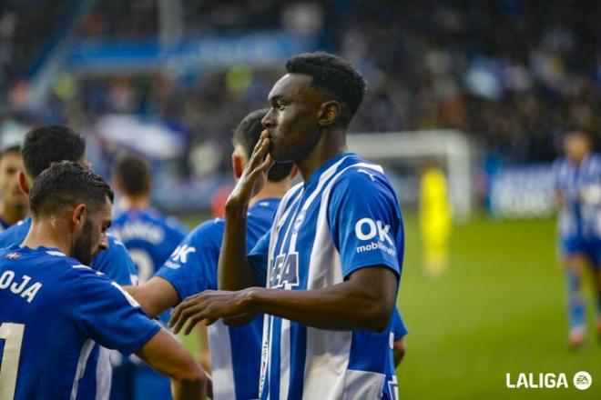 Samu Omorodion, con el Deportivo Alavés (Foto: LALIGA).