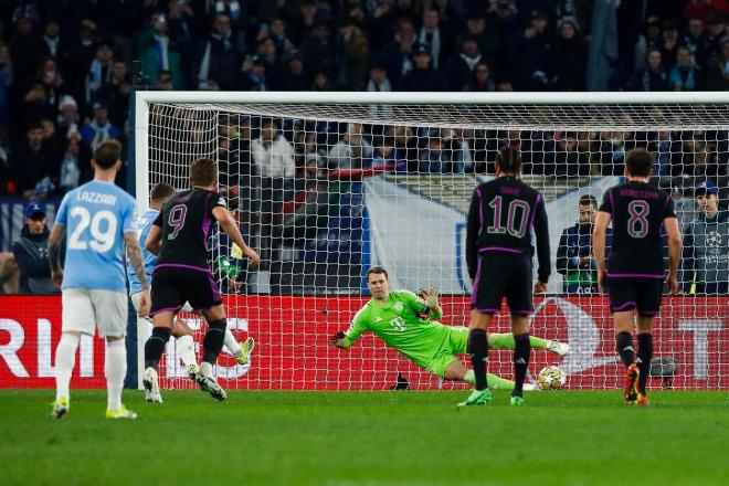 El gol de la Lazio ante el Bayern (Foto: EFE).