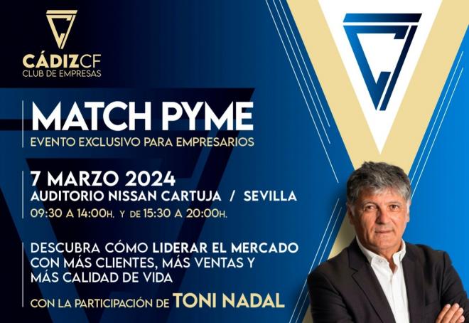 Evento Match Pyme organizado por el Cádiz.