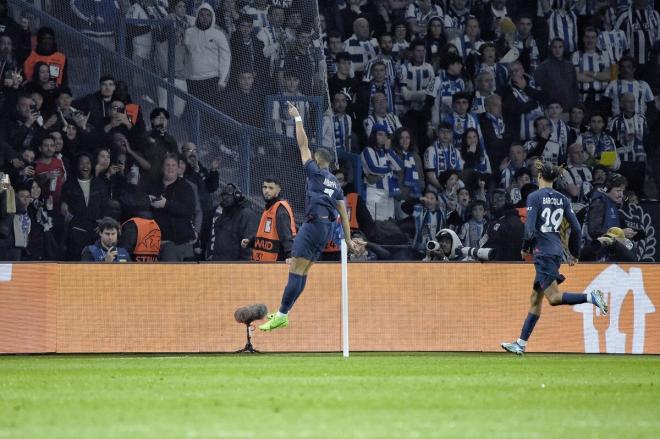 Kylian Mbappé celebra su gol a la Real Sociedad (Foto: Giovanni Batista).