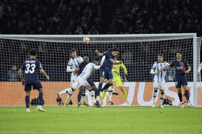 Lance del gol de Mbappé en el PSG - Real Sociedad (Foto: Giovanni Batista).