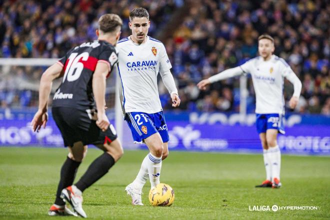 Toni Moya, en el Zaragoza - Cartagena (Foto: LALIGA).