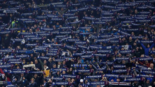 Aficionados del Inter de Milán. (Fuente: Cordon Press)