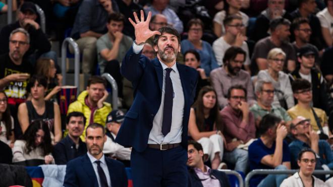 Álex Mumbrú, entrenador del Valencia Basket (EuropaPress)