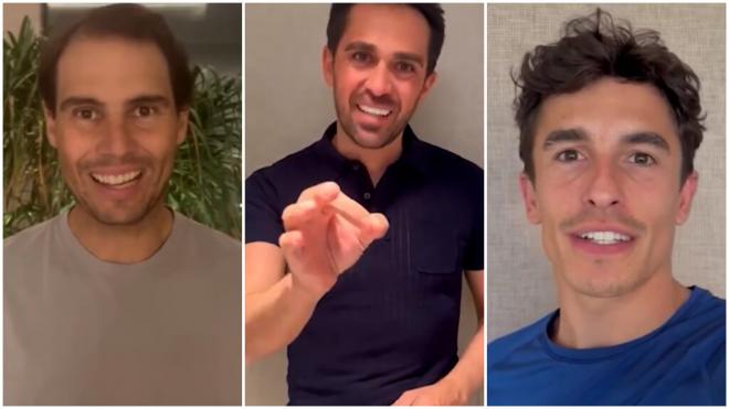Rafa Nadal, Alberto Contador y Marc Márzquez envían su apoyo a Ilia Topuria (Fotos: @Topuriailia)