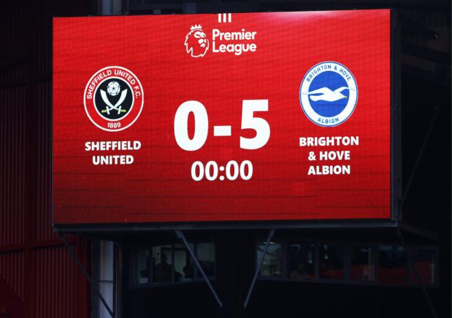 El Brighton goleó al Sheffield United Foto: Cordon Press
