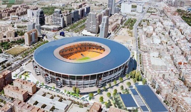 Nou Mestalla estará listo para el Mundial 2030