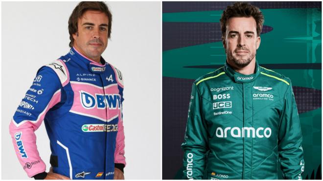 Fernando Alonso en Alpine y en Aston Martin, de 2021 a 2024