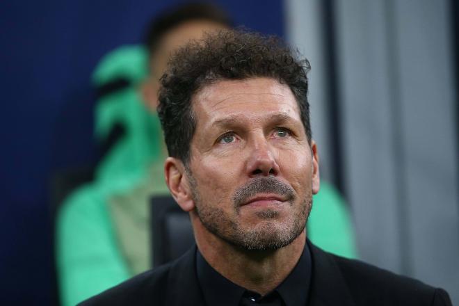 Simeone, en el Inter-Atlético (FOTO: Cordón Press).