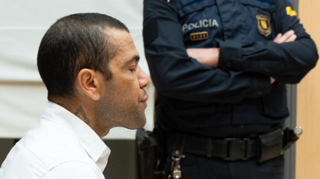 Dani Alves en el juicio (Europa Press)