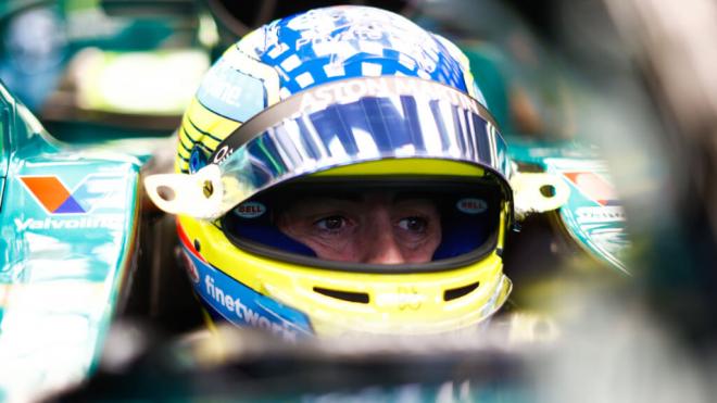 Fernando Alonso, en los test de Bahréin (Foto: Cordon Press).