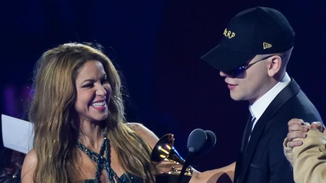 Shakira y Bizarrap en los Latin Grammy (Europa Press)