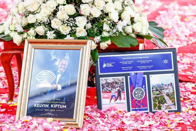 Kenia despide al plusmarquista mundial de maratón Kelvin Kiptum (Foto: Europa Press).