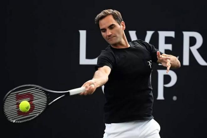 Roger Federer, durante la Laver Cup. (Foto: EFE).