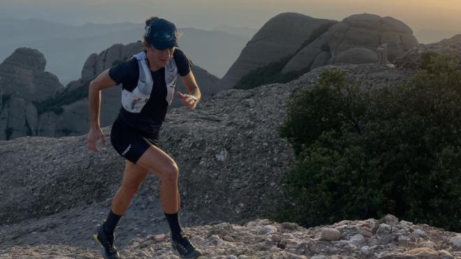 Núria Picas entrenando en la montaña (@Nuriapicas)