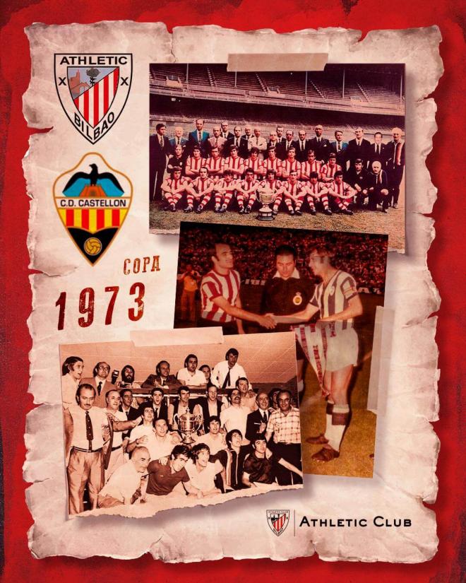 La final de Copa de 1973. (Fuente: Athletic Club)