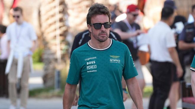 Fernando Alonso, en Bahréin (Foto: Cordon Press).