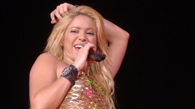 Shakira en uno de sus conciertos (Europa Press)