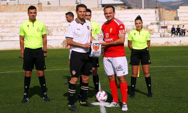 El equipo de la Asociación de Futbolistas del Valencia CF