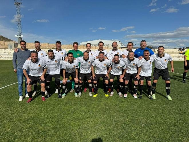 El equipo de la Asociación de Futbolistas del Valencia CF